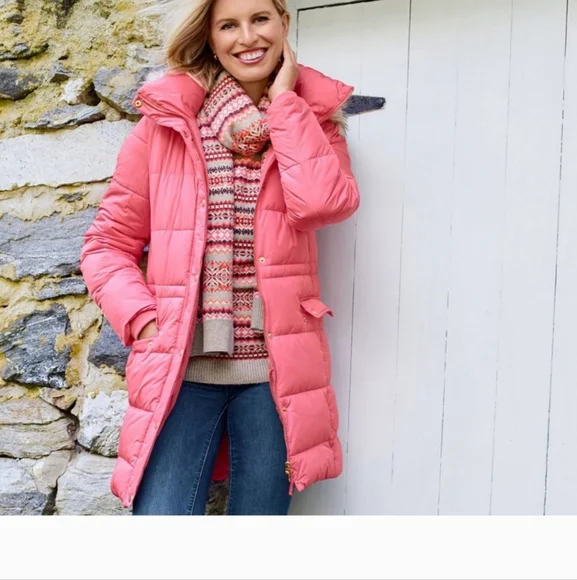 Stylish Warm Pink Talbot's Winter Coat - Picture 2 of 16